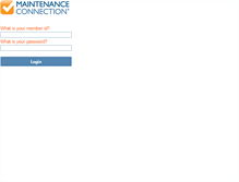Tablet Screenshot of phone.maintenanceconnection.com